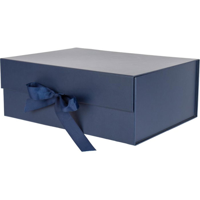 CUTIE CADOU CRACIUN 33*25*12.5CM ALBASTRA CU FUNDA SI MAGNET 775186 [1]