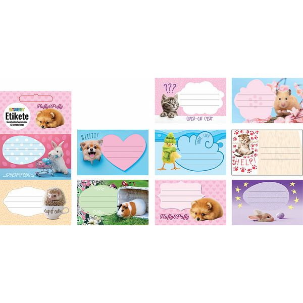 EU ETICHETE SCOLARE AUTOADEZIVE 9/SET ANIMAL CUTE 23325/213290 [8]