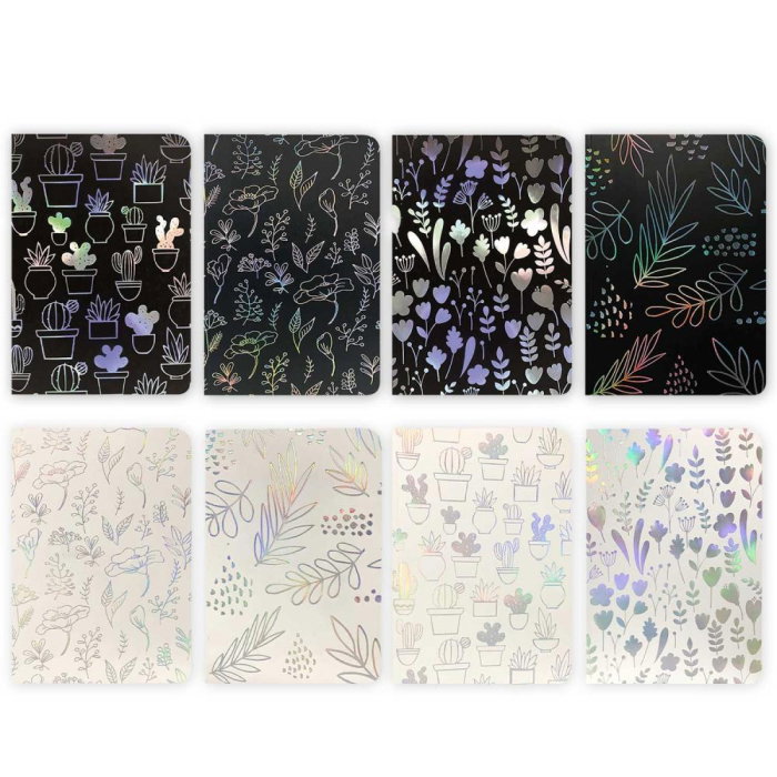 NOTES 17*24CM, 120FILE, LINII, FLORI 778058 [1]