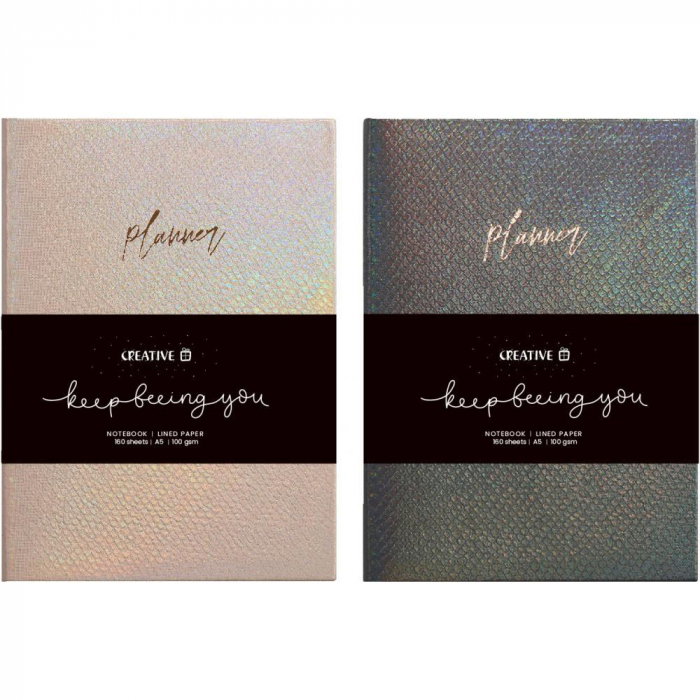 NOTES A5 80 FILE, CREATIVE, LINII, IMITATIE PIELE 778063 [1]