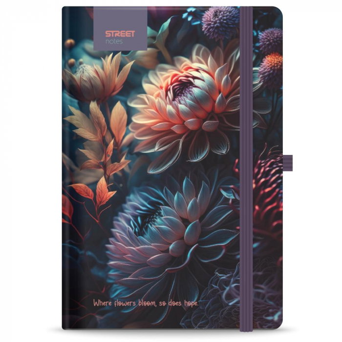 NOTES A5 96 FILE, CU ELASTIC, LINII, STREET BLOSSOM 778080 [2]