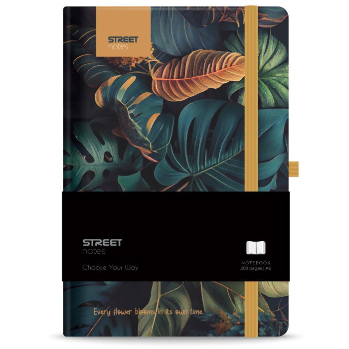 NOTES A6 96 FILE, CU ELASTIC, LINII, STREET FLOWERS GARDEN 778089 [1]