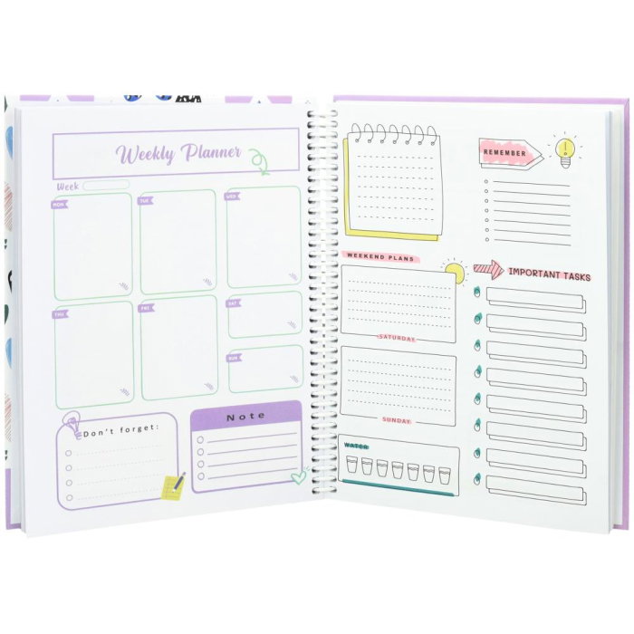 PLANNER, CAIETUL ADOLESCENTULUI 24*19CM, SPIRA, 100 FILE 778030 [6]