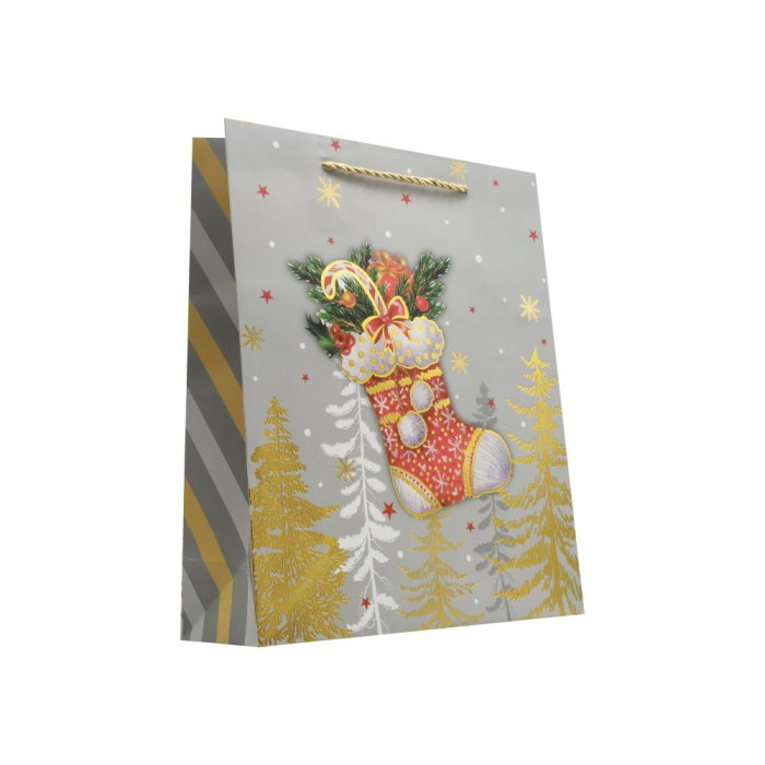 SACOSA CADOU CRACIUN 26*32*10CM DELUXE L XMAS 71653 [5]