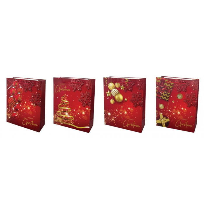 SACOSA CADOU CRACIUN 30*42*12CM DELUXE JUMBO XMAS 71652 [1]