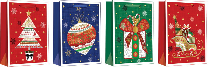 SACOSA CADOU CRACIUN 30*42*12CM DELUXE JUMBO XMAS 71656 [1]