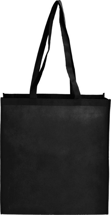 SACOSA CUMPARATURI BUMBAC NEGRU 42*38*10CM EC100 130GR 9402602 [1]