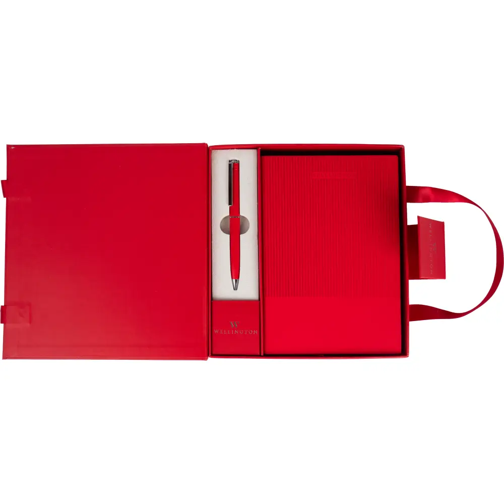 Set Cadou Wellington Oxford Rosu Notes A5 si Pix 1954603 [1]