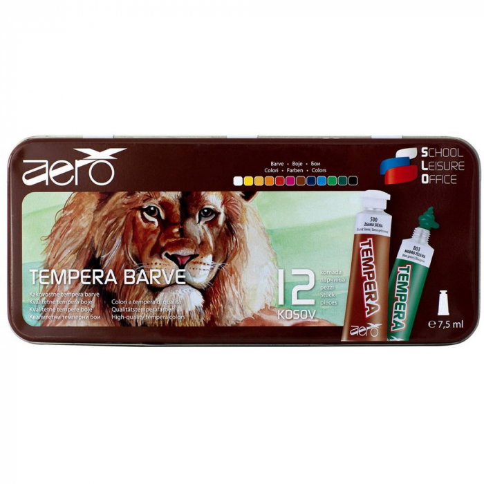 EU TEMPERA 12/SET * 7,5ML IN CUTIE METALICA 550081 AERO [1]