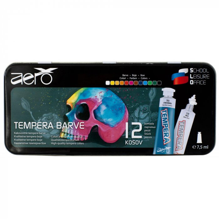 EU TEMPERA 12/SET * 7,5ML IN CUTIE METALICA 550084 AERO [1]