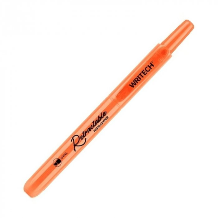 EU TEXTMARKER RETRACTABIL WRITECH VF.TESIT 1-4MM PORTOCALIU FLUO 260001 [1]