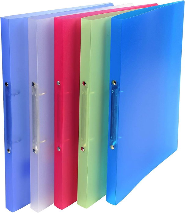 Caiet Mecanic A4 4 Inele PP Culori Asortate 51169E [6]