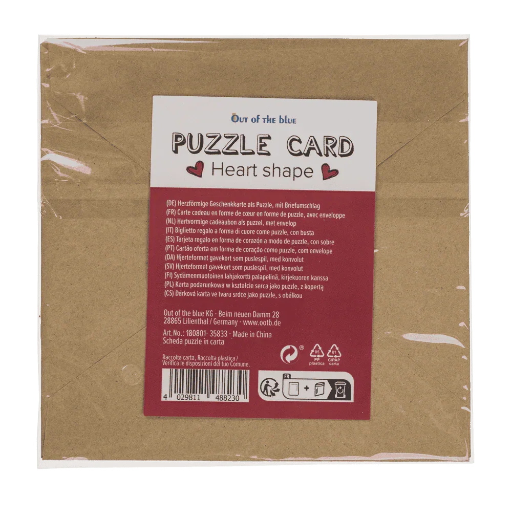 FELICITARE PUZZLE + PLIC, I LOVE YOU 180801 [4]