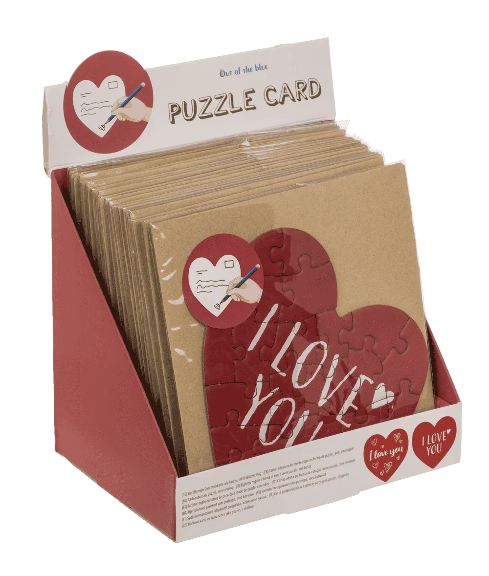 FELICITARE PUZZLE + PLIC, I LOVE YOU 180801 [6]