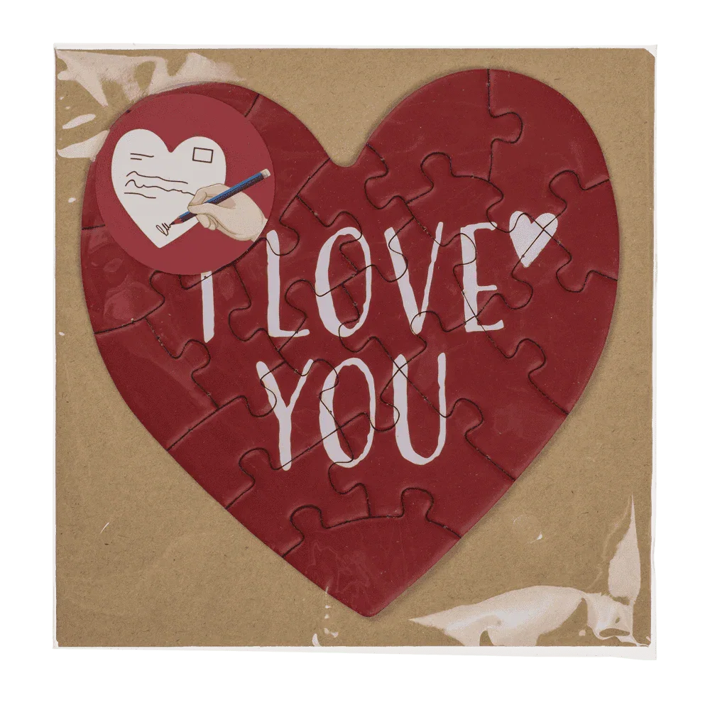 FELICITARE PUZZLE + PLIC, I LOVE YOU 180801 [5]