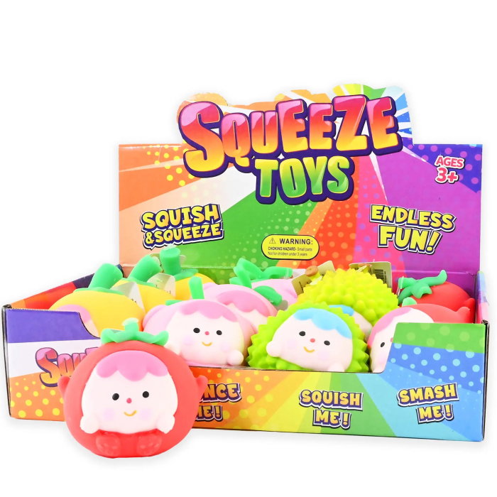 Figurină Squishy 10cm Fruct cu Față Haioasă 54716 - ipb.ro [2]