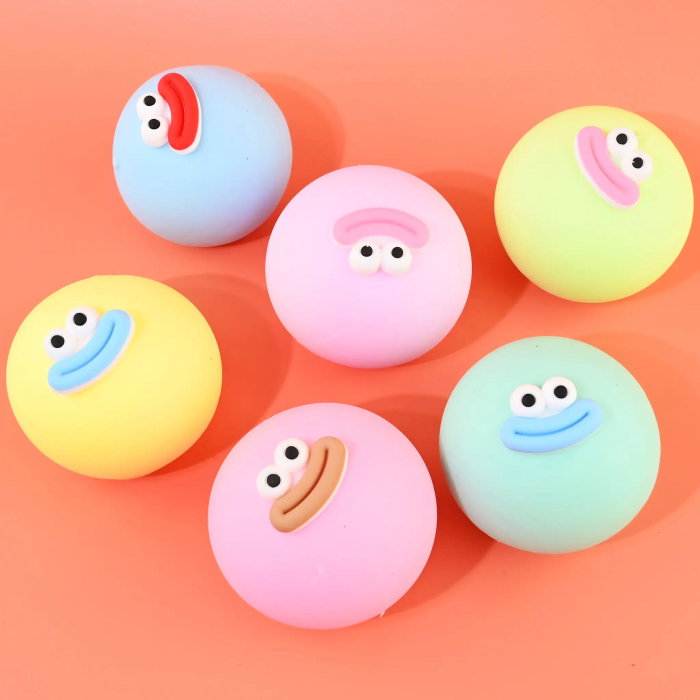 Figurină Squishy 7cm Mingiuță Față Zâmbăreață 41671 - ipb.ro [1]