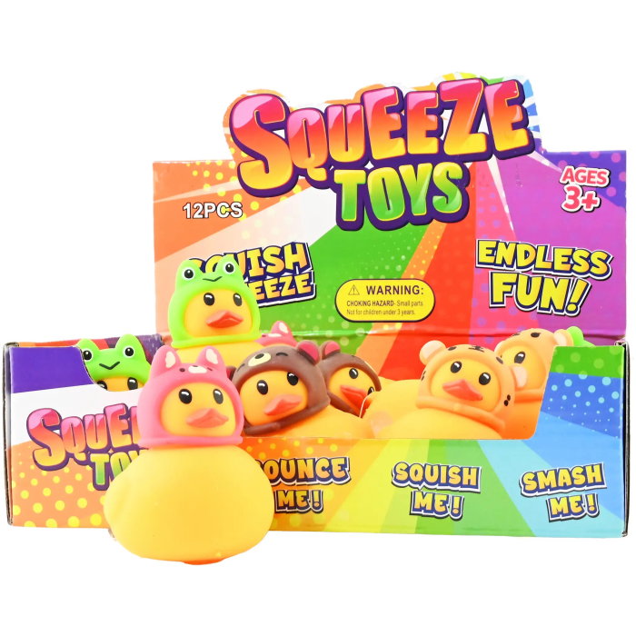 Figurină Squishy 7cm Rățușcă cu Căciulă 41681 - ipb.ro [2]