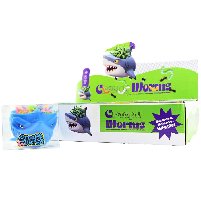 Figurină Squishy 8cm Viermi Magici în Rechin 41091 - ipb.ro [2]