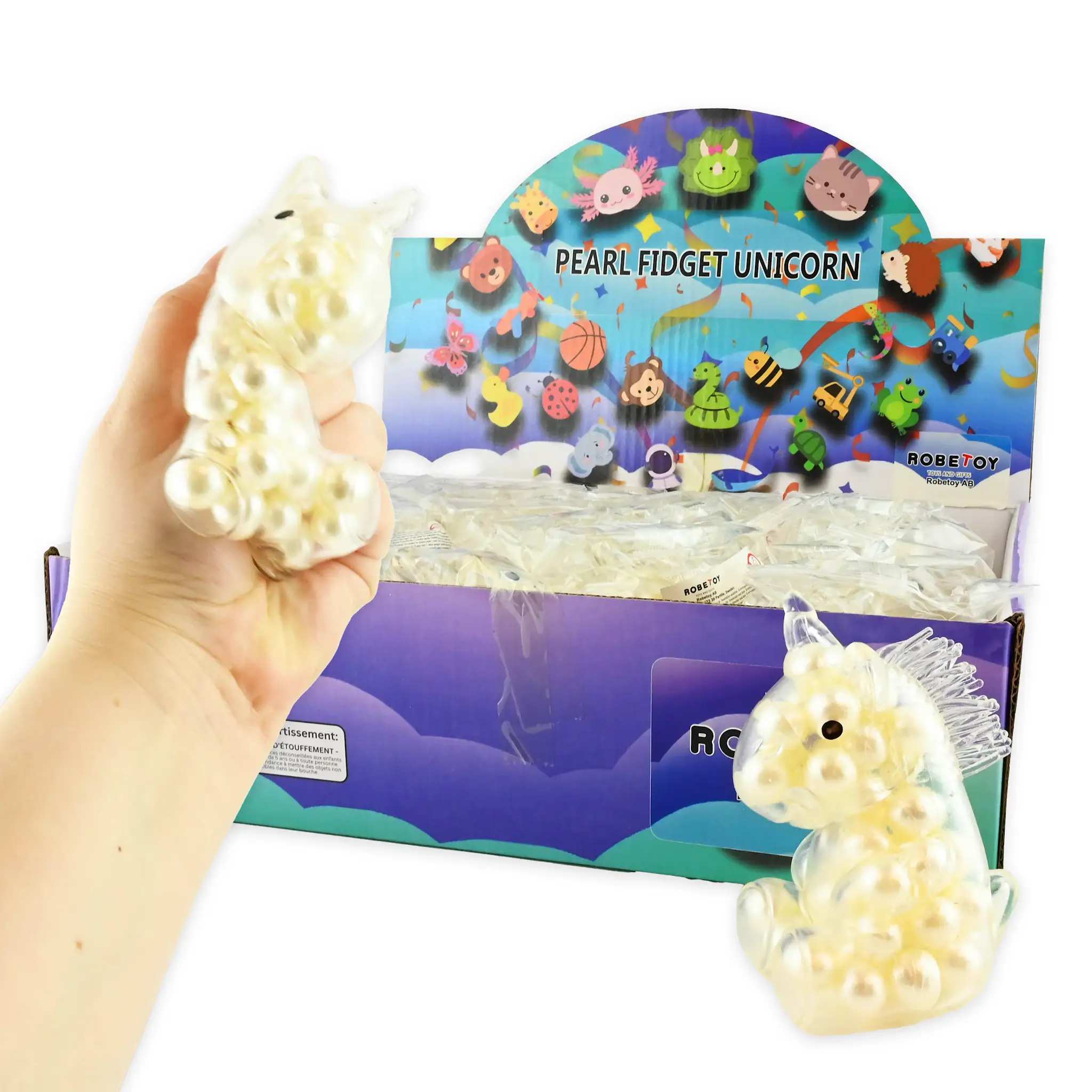 Figurină Squishy Unicorn cu Perle 8cm 54260 - ipb.ro [2]