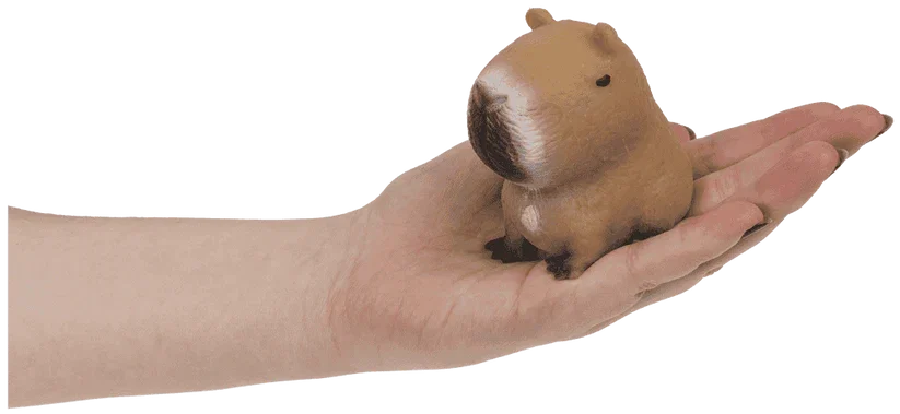 FIGURINA SQUISHY CU NISIP KINETIC 6.5CM CAPYBARA 62/6305 [6]