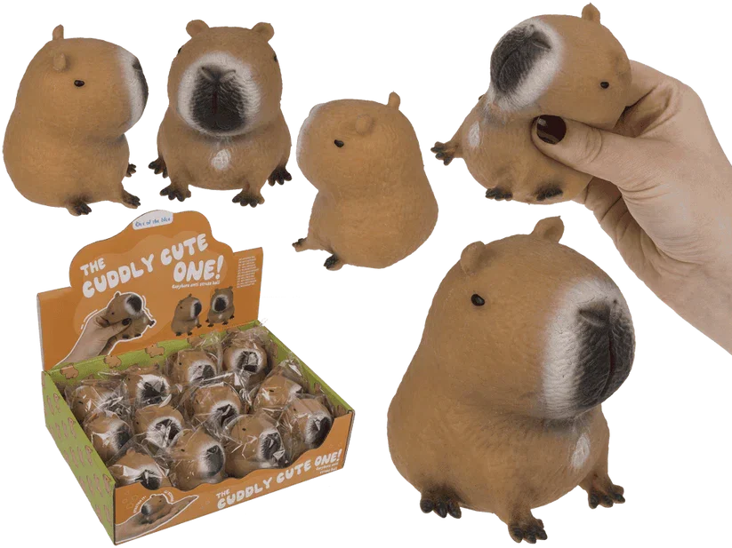 FIGURINA SQUISHY CU NISIP KINETIC 6.5CM CAPYBARA 62/6305 [1]