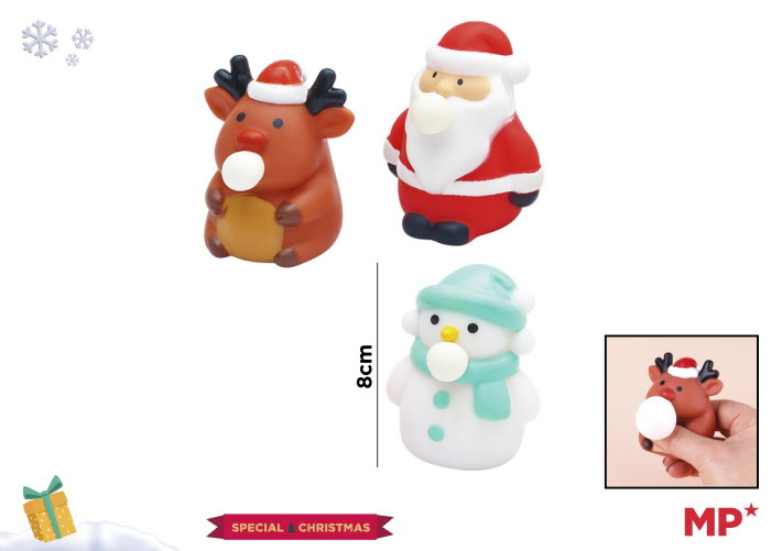 FIGURINA SQUISHY IPB 8CM CRACIUN CH57046 [1]