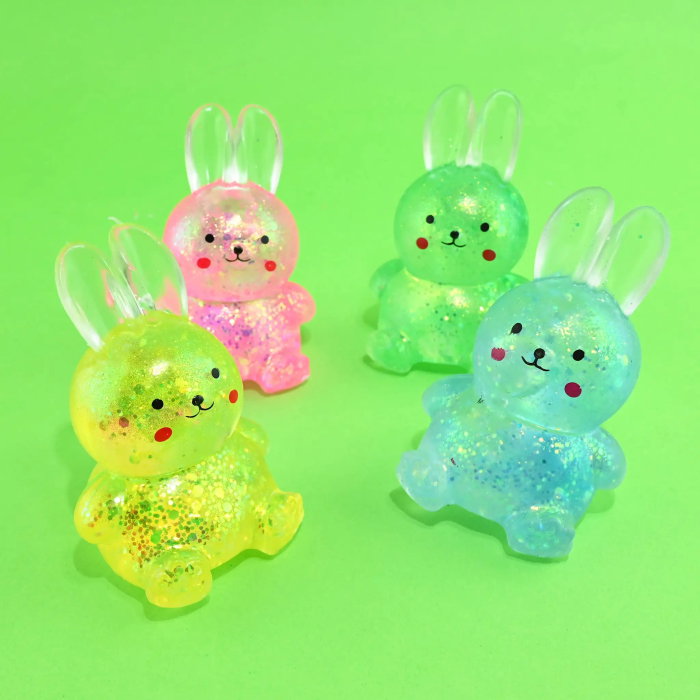 FIGURINA SQUISHY SUGAR 10CM IEPURAS GLITTER 41085 [1]