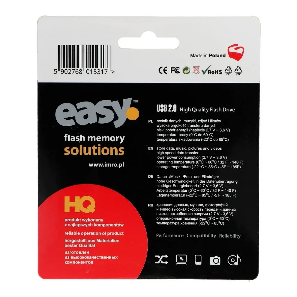 Stick USB 2.0 Imro Easy 128GB Negru DXTO-009986 [2]