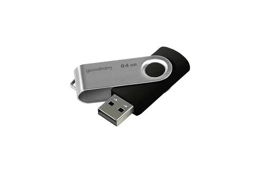 Flash USB 2.0 Goodram 64GB Twister Silver Negru [5]