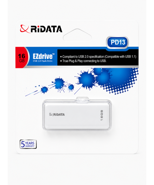 Flash USB 2.0 RIDATA 16GB HB5 Gri Retractabil 94923 [1]