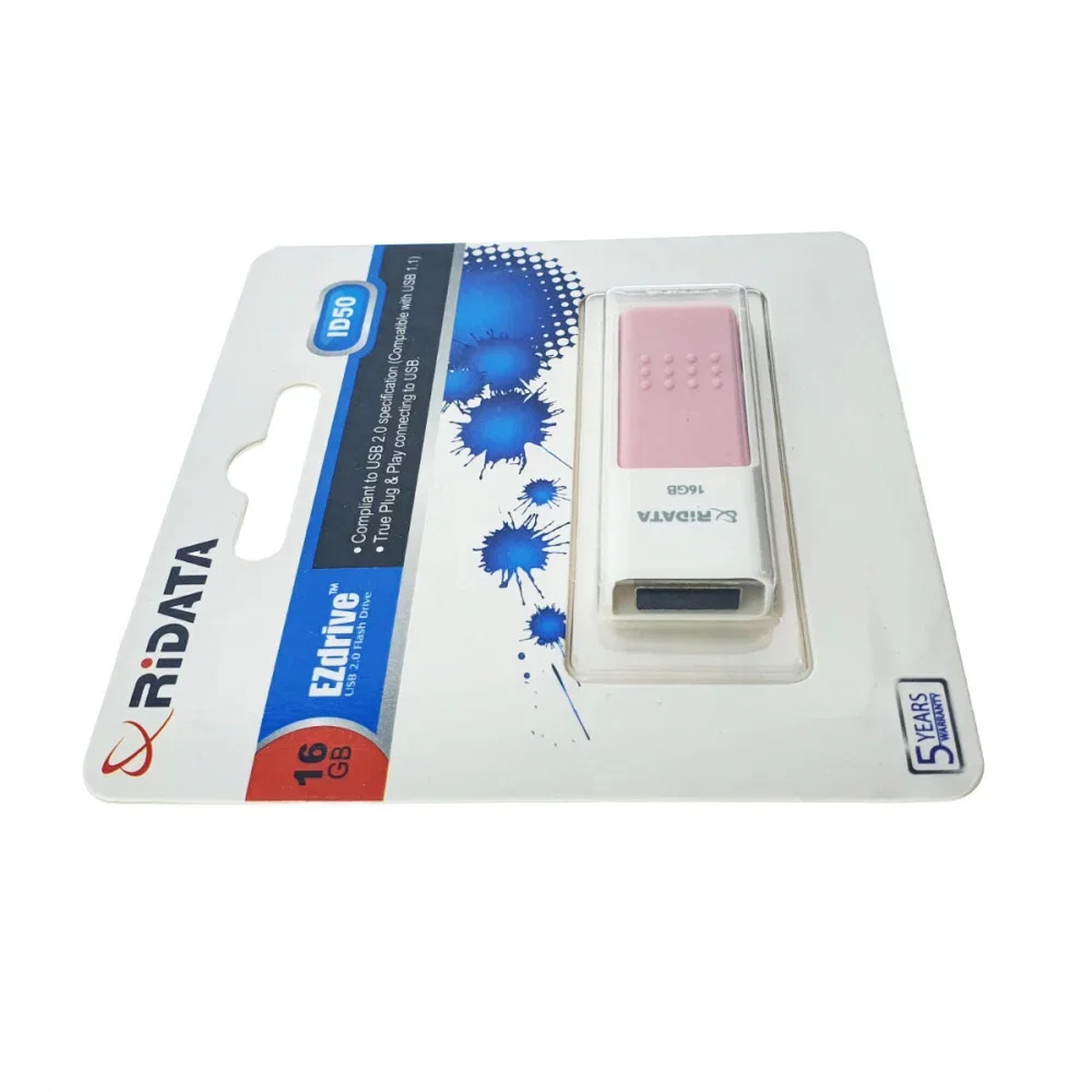 Memorie USB 2.0 RiDATA 16GB Roz Retractabil [4]