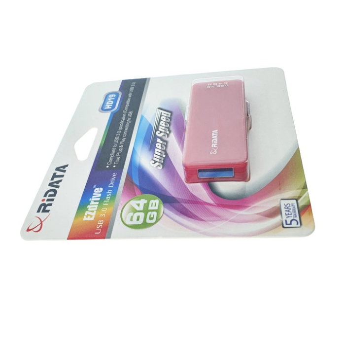 FLASH USB 3.1 RIDATA 64GB HB5 ROSU RETRACTABIL RI-97938 [3]