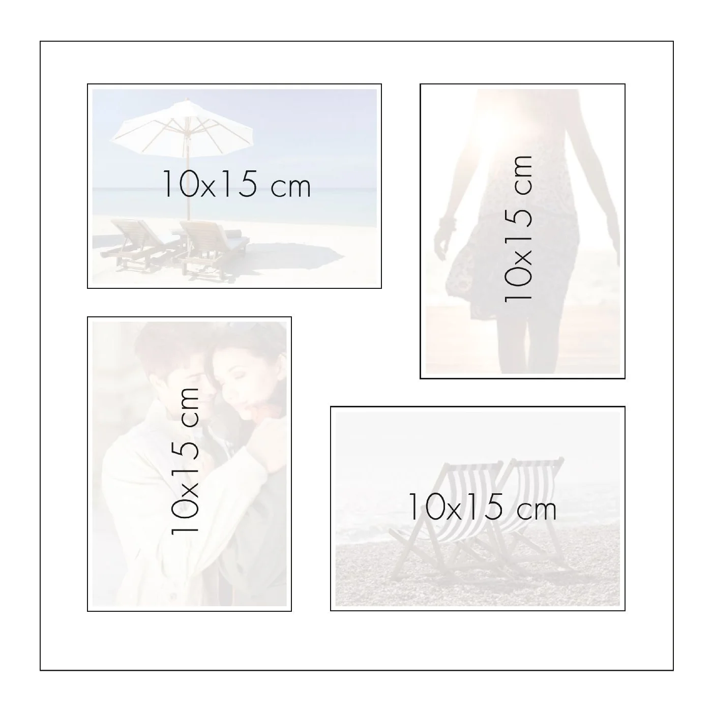 GB ALBUM FOTO NUNTA 30*31CM 60 FILE RAINING HEARTS 08015 [5]