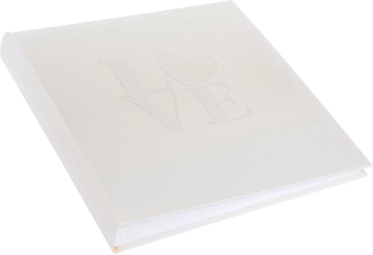 GB ALBUM FOTO NUNTA 30*31CM 60 FILE WHITE LOVE 08118 [2]