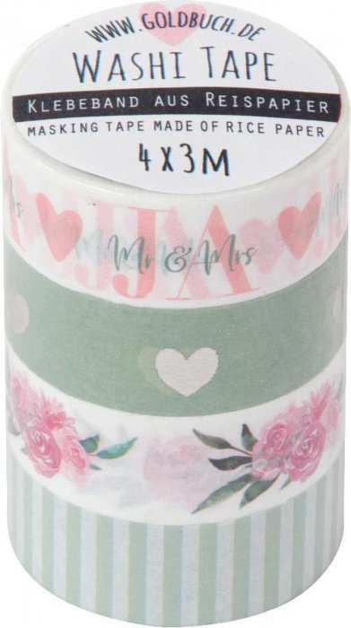 GB BANDA ADEZIVA DECORATIVA 15MM*3M TAPE LOVE MR&MRS 10628/10629 [2]