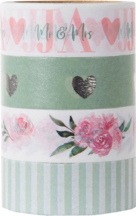 GB BANDA ADEZIVA DECORATIVA 15MM*3M TAPE LOVE MR&MRS 10628/10629 [1]