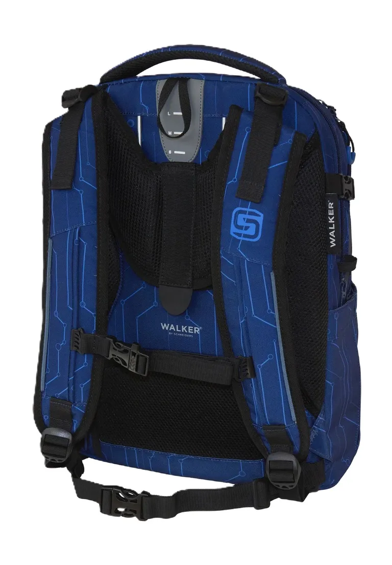 Rucsac Școlar/Laptop Walker Elite Wizzard Cyber Blue 32L [2]