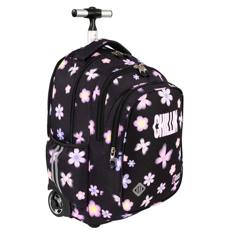 Ghiozdan Troler St.Right TB-01 Flower Mood 26L - 300745 [1]