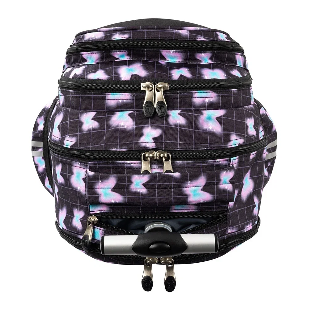 Ghiozdan troler St.Right Pastel Butterfly impermeabil, culoare pastel cu fluturi [3]