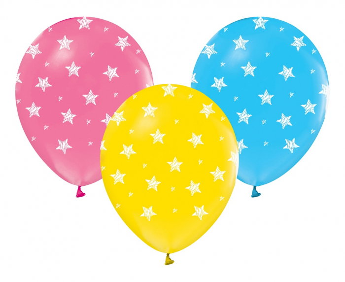 GOD BALOANE LATEX Balloons Stars, 30cm, mix 5/set GZ-Gwz5 [2]