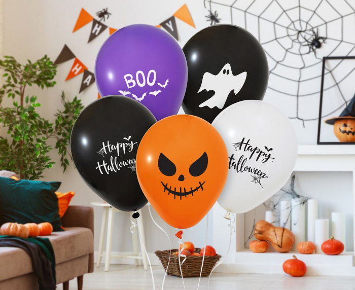 BALOANE LATEX Happy Halloween, mix, 30cm, 5/set GZ-HAL5 [2]