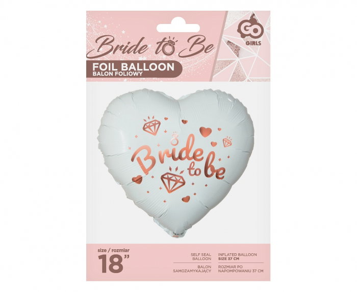 GOD BALON FOLIE ALUMINIU Bride To Be, 46cm FG-SBTB [2]