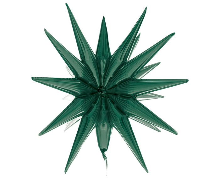 BALON FOLIE ALUMINIU Star 3D, bottle-green, 50cm FG-G3ZB [2]