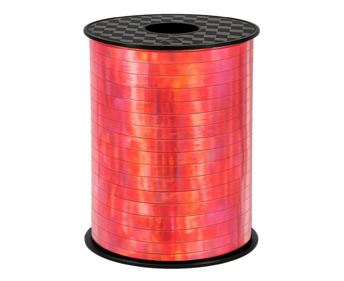 RAFIE PLASTIC LUCIOASA 0.5cm*458m, rosu iridescent GT-5IP01 [1]