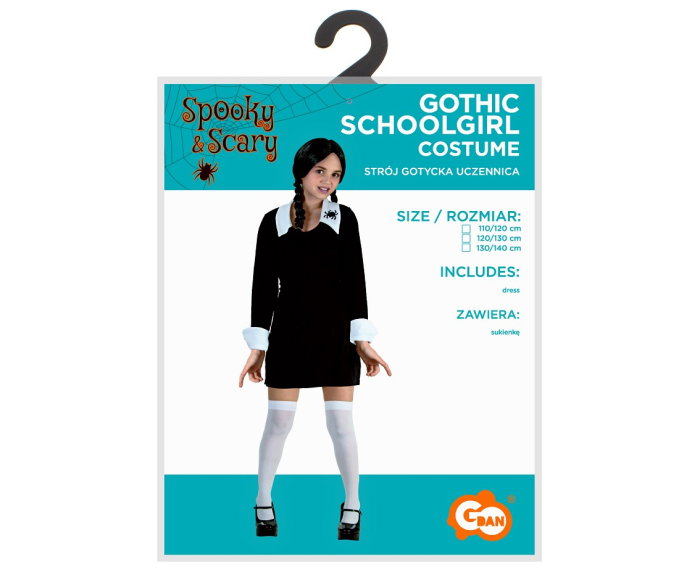 COSTUM PENTRU COPII 120/130CM GOTHIC STUDENT SL-GU12 [2]