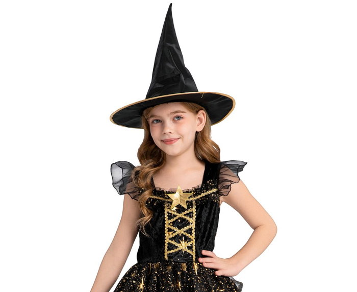 COSTUM PENTRU COPII 120/130CM VRAJITOARE, NEGRU SL-CA12 [2]