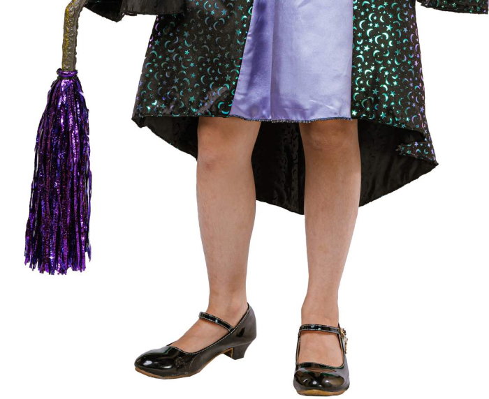 COSTUM PENTRU COPII 120/130CM VRAJITOARE, NEGRU-VIOLET SL-CZAM [4]