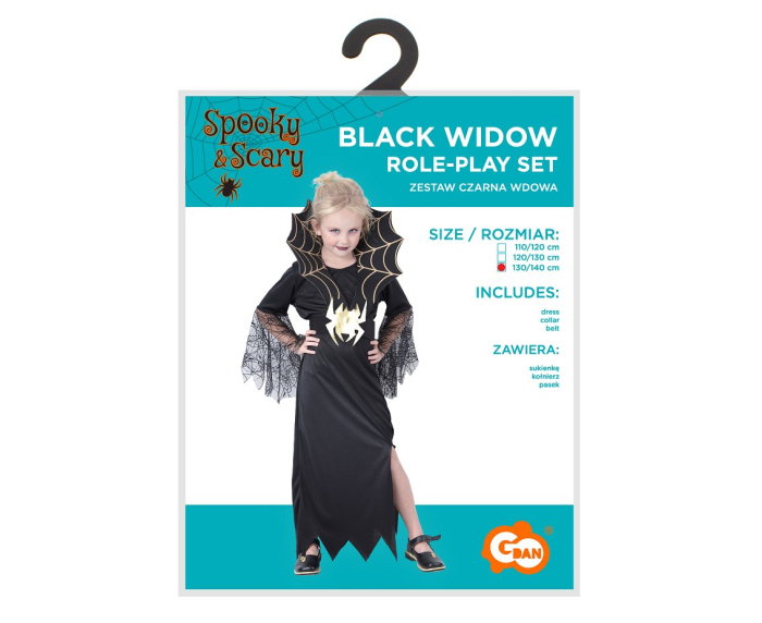COSTUM PENTRU COPII 130/140CM BLACK WIDOW SL-BW13 [5]