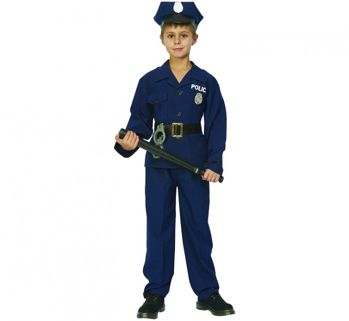 GOD COSTUM PT COPII 110/120 CM, POLITIE SL-PU11 [1]